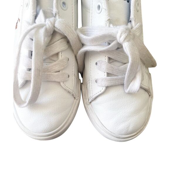 Boy's Polo Ralph Lauren White Casual Sneakers Size 1 - Picture 8 of 10